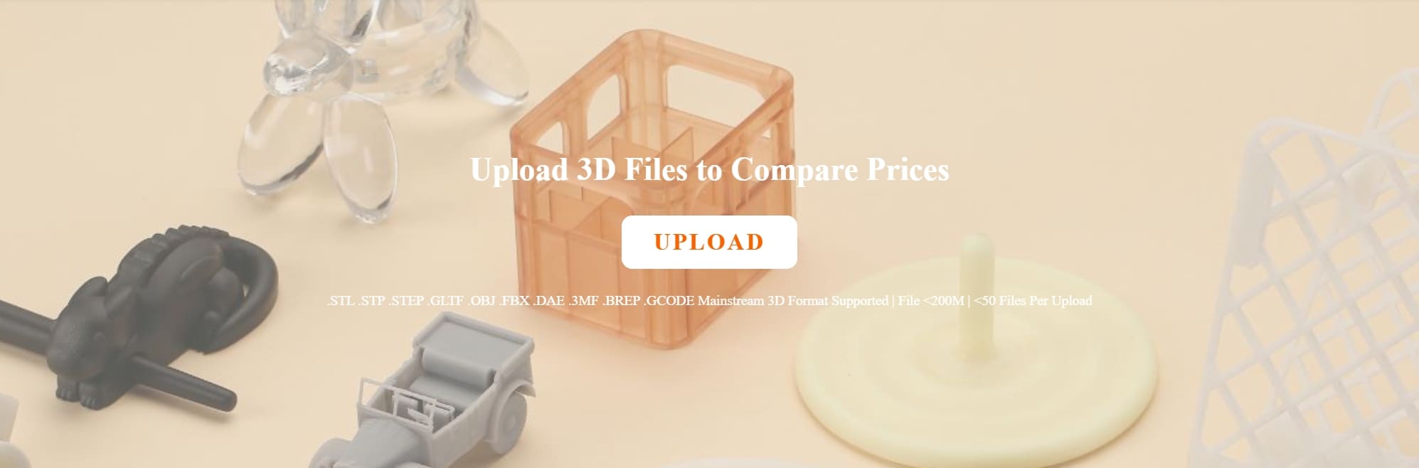upload 3d models_hi3dp platform